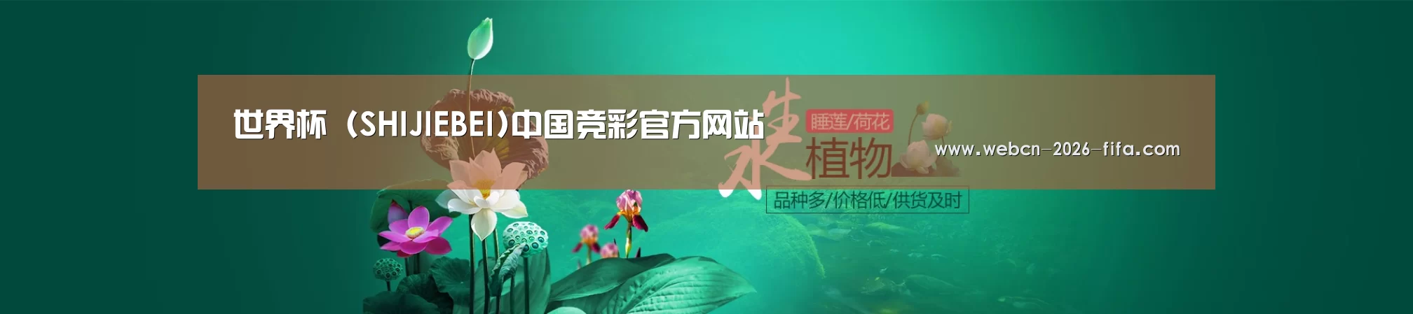 鲜花水草花卉网站模板